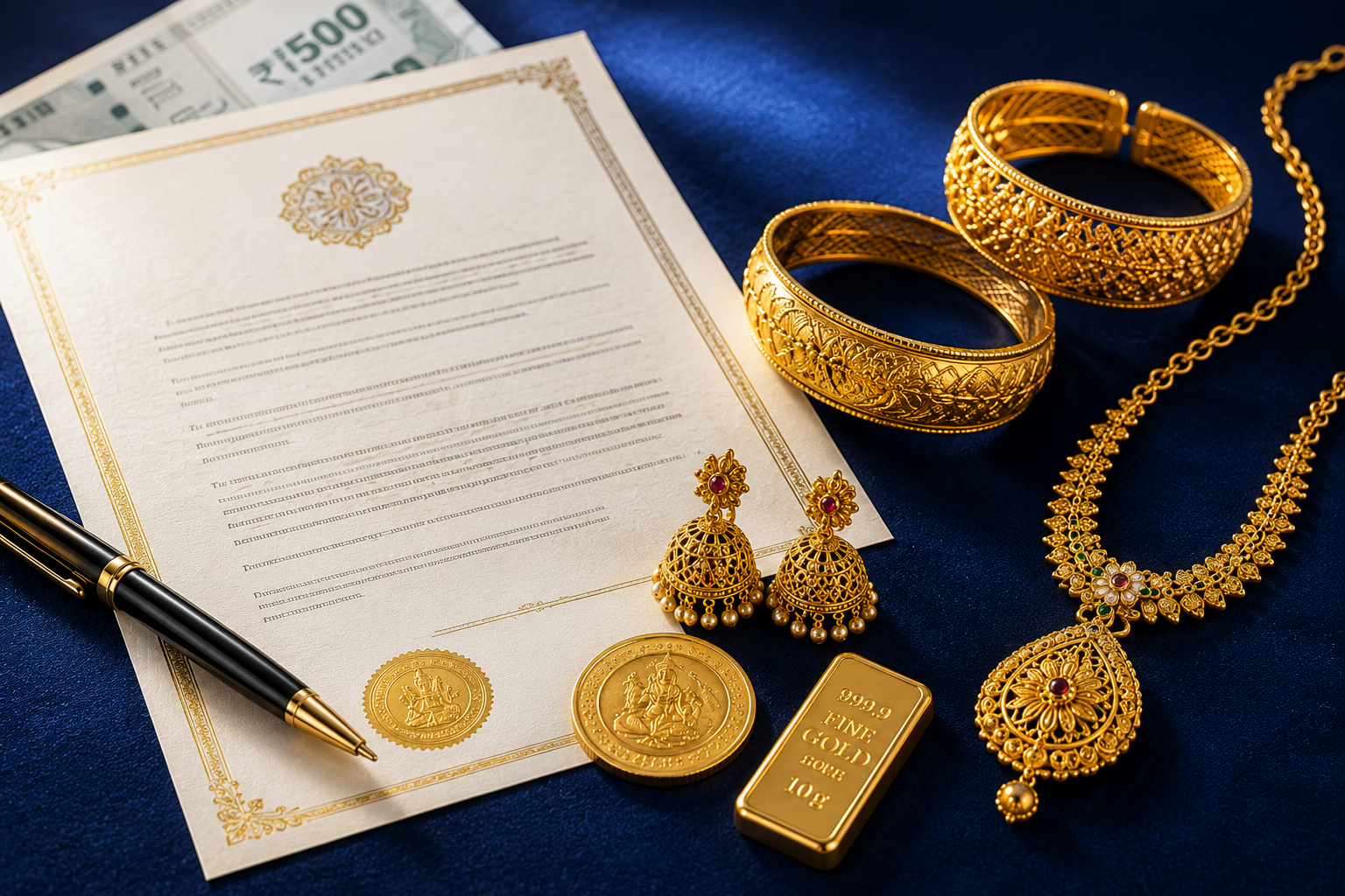 Bunch of Gold Jewelry